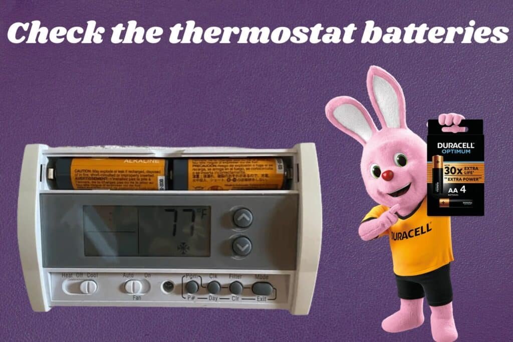 Honeywell thermostat flashing Cool on