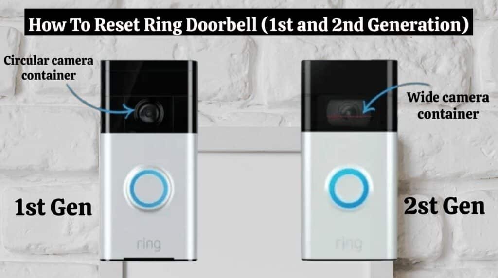 How To Reset Ring Doorbell (1st and 2nd Generation)