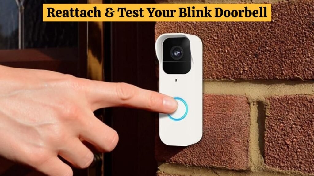 Attach Blink Doorbell
