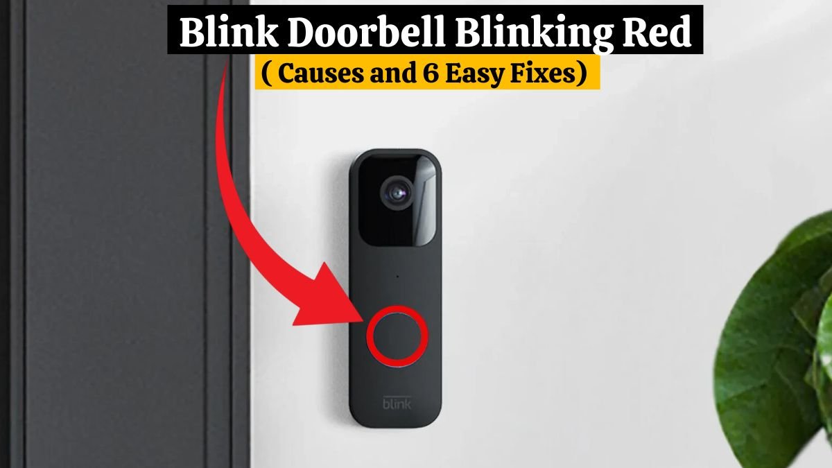 Blink Doorbell Blinking Red