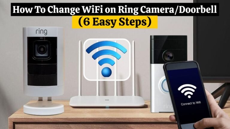 How To Change WiFi on Ring Camera or Doorbell