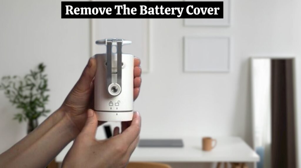 Remove The Ring camera Battery Cover