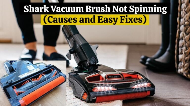 Shark Vacuum Brush Not Spinning