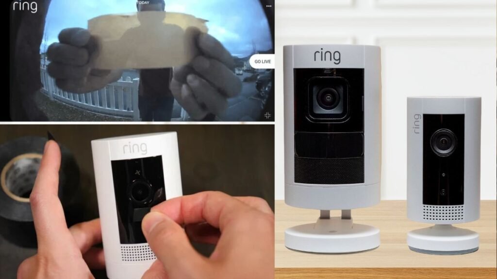 Turn off Ring camera By using a Physical Barrier