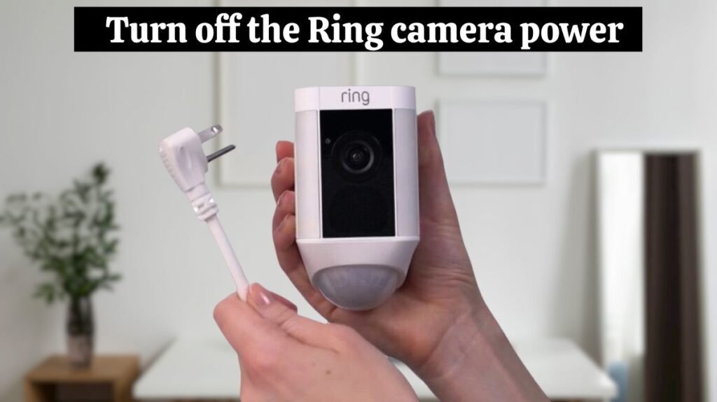 Turn off Ring camera power