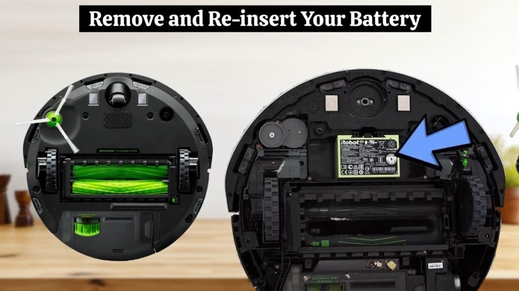 Remove Roomba battery
