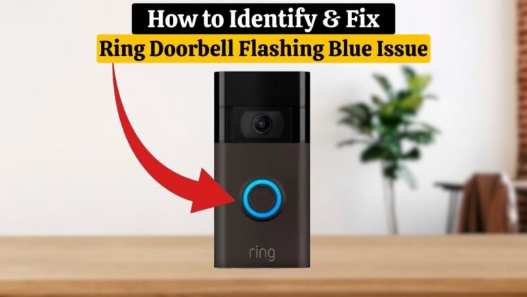 Ring Doorbell Flashing Blue